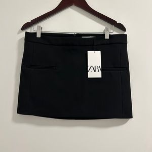 Zara black low waisted skirt